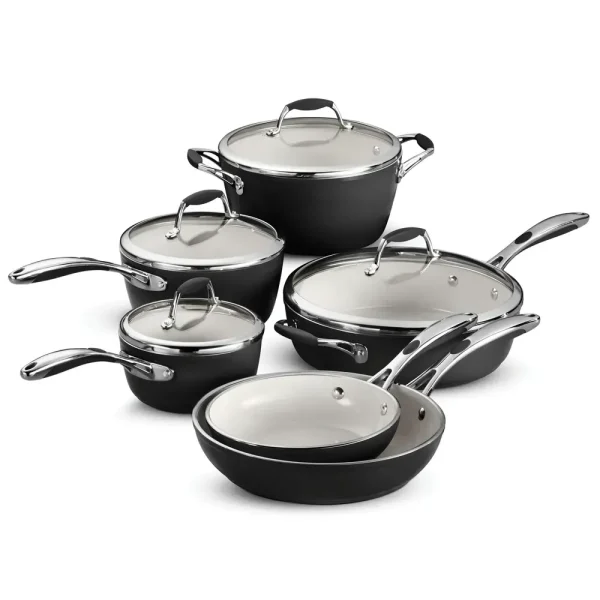 Ceramica Deluxe Aluminum Ceramic Coated Cookware Set