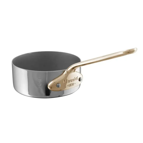 M’MINIS Saute Pan with Brass Handle, 0.23-Qt