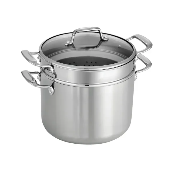 Tri-Ply Clad 3 Pc Multi Cooker – Glass Lid