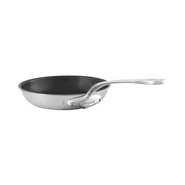 Tri-Ply Nonstick Frying Pan With Cast Stainless Steel Handle, 10.2 In