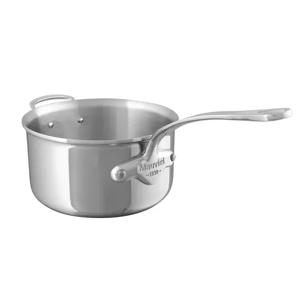 5-Ply Sauce Pan With Helper Handle, Cast Stainless Steel Handle
