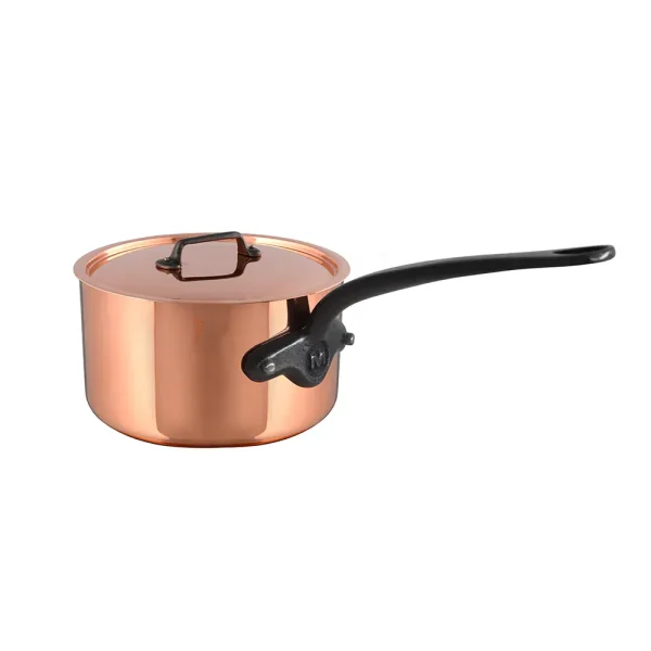 CI Sauce Pan With Cast Iron Handle, 2.8-Qt