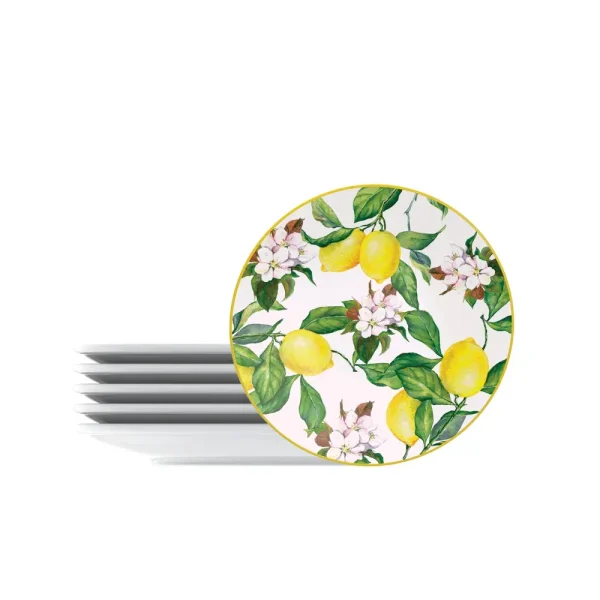 Carmen 6 Piece Dessert Plate Set