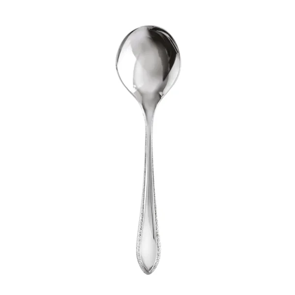 Bright Round Bowl Soup Spoon