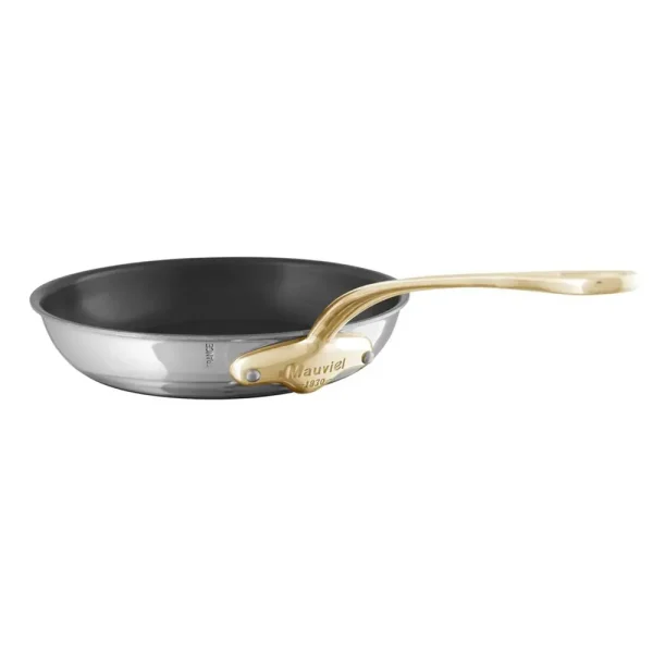 Nonstick Frying Pan With Brass Handle