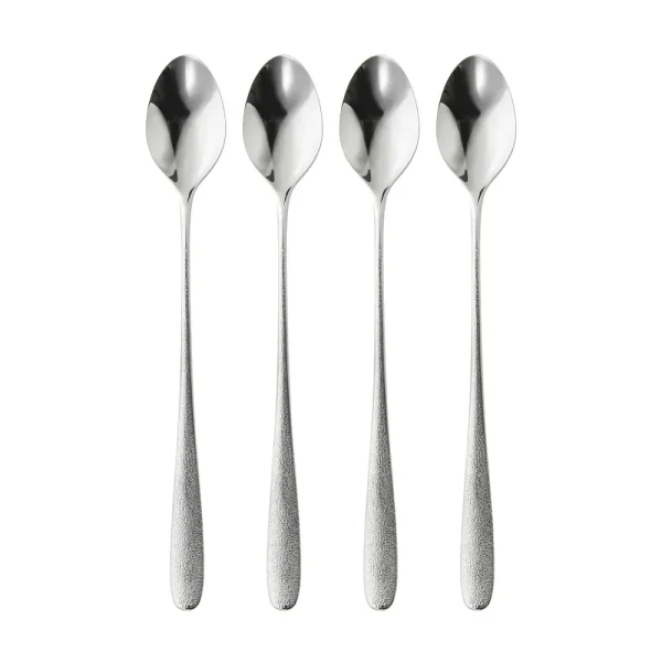 Sandstone Bright Long Handled Spoon, Set of 4