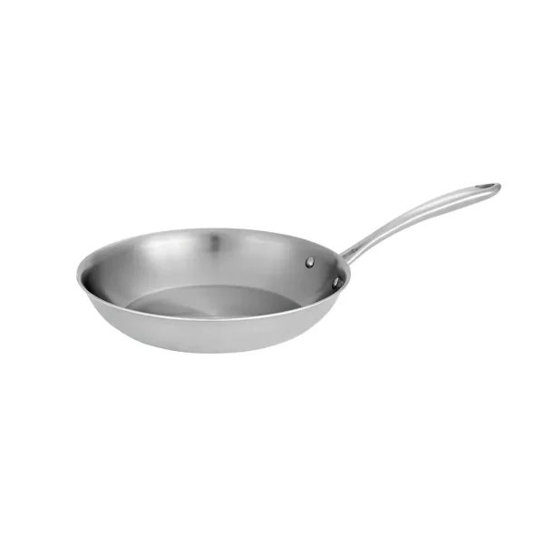 Tri-Ply Clad Stainless Steel Fry Pan – Boston Handle