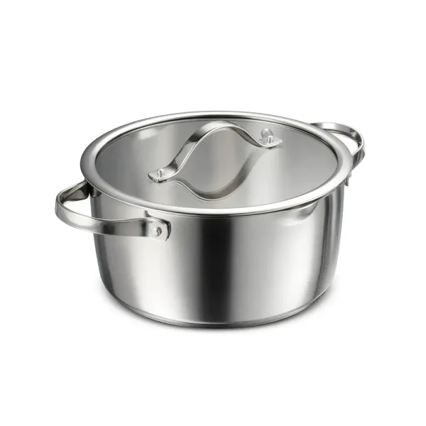Tempo 5 Quart Tri-Ply Base Stainless Steel Covered Dutch Oven