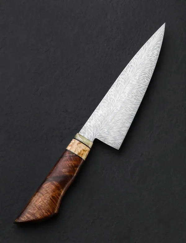 Koa Feathered Petty Chef 160mm