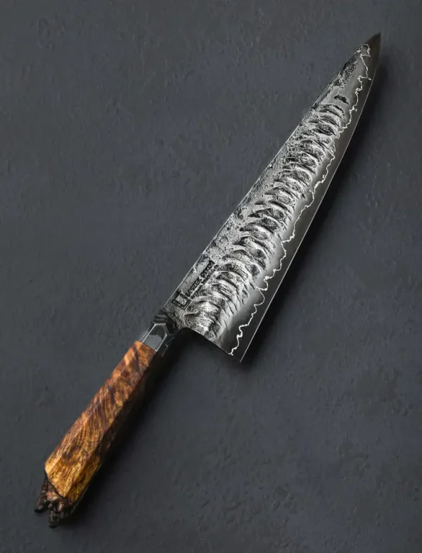 Wave-Forged Compound Gyuto 238mm