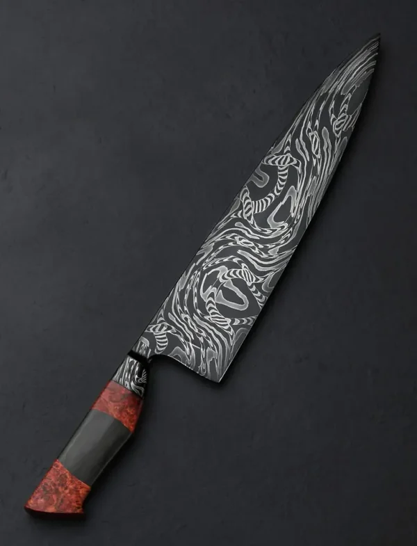 Anger Serpentine Damascus Chef 264mm