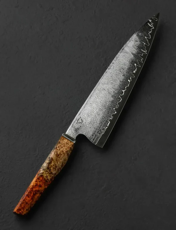 Amboyna Damascus Gyuto 217mm