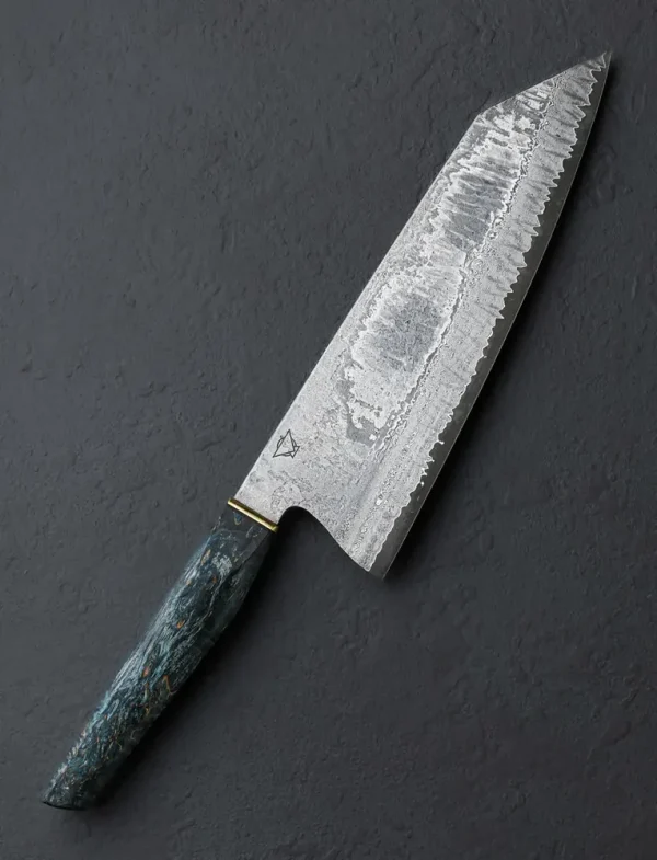 Blue Birch Damascus Bunka 209mm