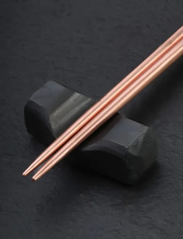 Black Steel Chopstick Rest