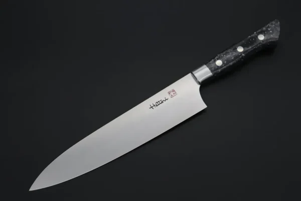 SNOW IN THE DARK” Gyuto Knife 210mm (8.2 Inch, Dupont Corian® Handle)