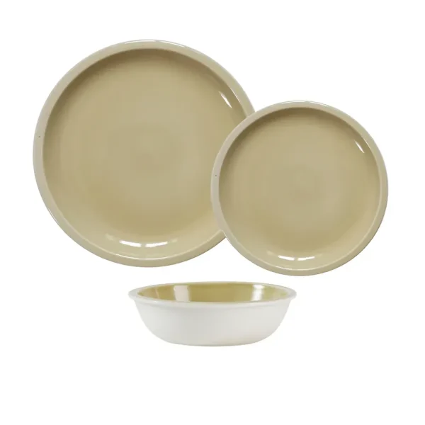 12 Piece Dinner Set / Vert Argile