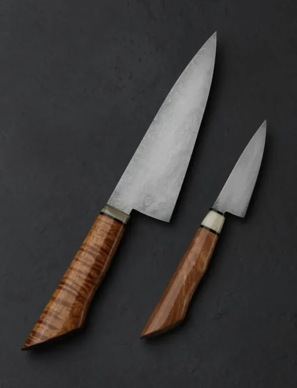 Horn & Burl Damascus Chef’s Set