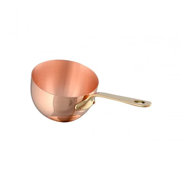 Copper Zabaglione With Brass Handles