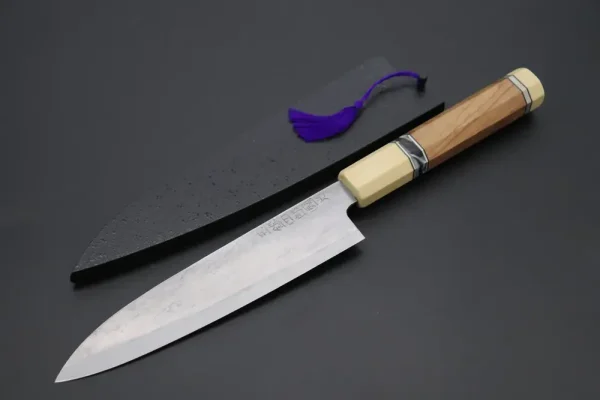 TAMAHAGANE “JEWEL STEEL” Wa Gyuto Knife 200mm (7.9 Inch)