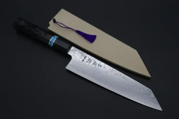 HAP-40 Nickel Damascus Kiritsuke Knife 210mm (8.2 inch,)
