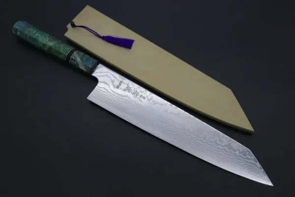 HAP-40 Nickel Damascus Kiritsuke Knife 270mm (10.6 inch,)