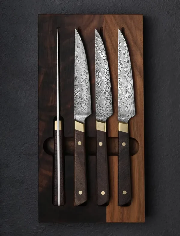 Monticello Walnut Steak Knife Set