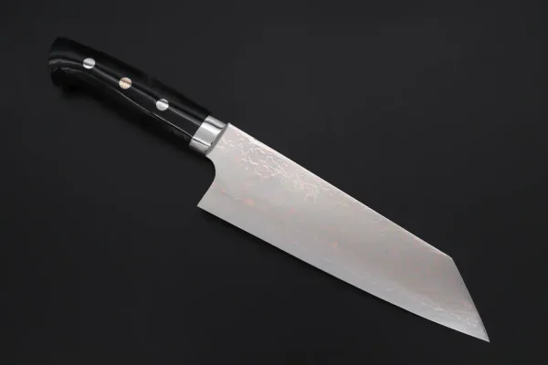VG-10W Multi-Colored Golden-Rainbow Damascus Bunka Knife 175mm (6.8 Inch)