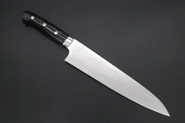 VG-10W Multi-Colored Golden-Rainbow Damascus Gyuto Knife 240mm (9.4 Inch)