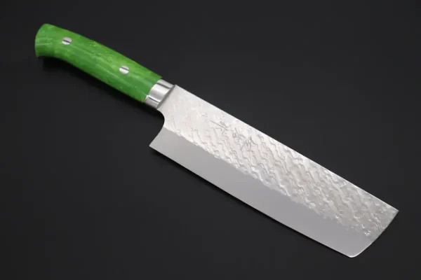 STRIX SAN-MAI Custom Hammered Nakiri Knife 165mm (6.4 Inch)