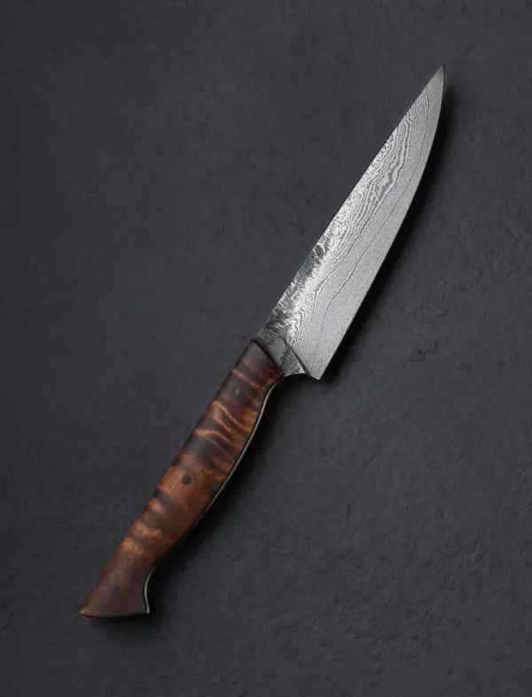 Curly Koa Damascus Kitchen Helper