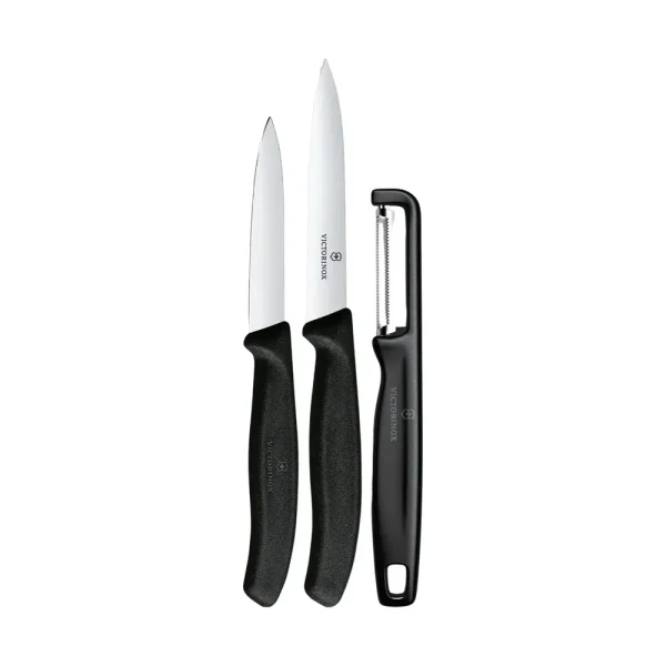 Swiss Classic Paring Knife Set with Peeler / 3 Pieces